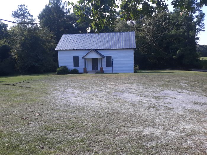 The old 2-room school at Pleasant Hill, between Rushenville and Claude.  The Pleasant Hill Baptist Church has purchased this building and is in the process of renovating it.  If any of you know about the history of this building, please let me know.